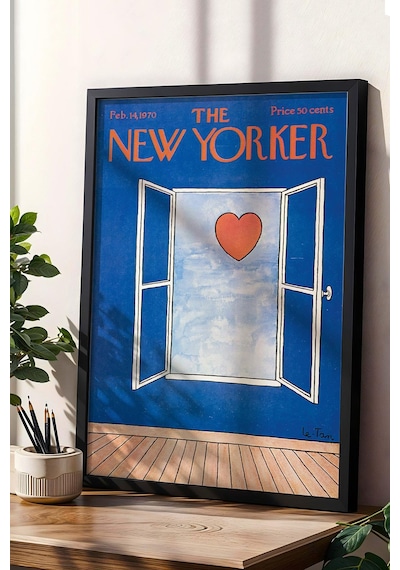 The New Yorker Çerçeveli Tablo February 14 1970