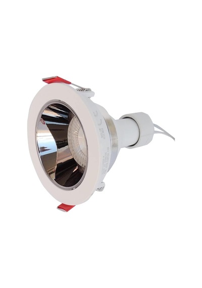 Beyaz Gümüş Sıva Altı Spot Cob Led Armatür Gu10 5w Gün Işığı Diğer