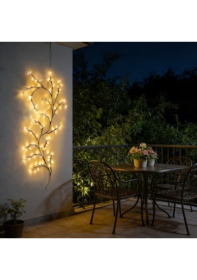 Güneş Enerjili 144 Led 8 Mod Dekoratif Ağaç Lamba -dış Mekan Bahçe & Teras Süsü Ve Aydınlatması Güneş Enerjili
