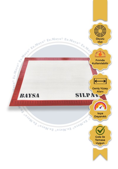Dr.maya Silikon Pişirme Matı, Silpat Kırmızı