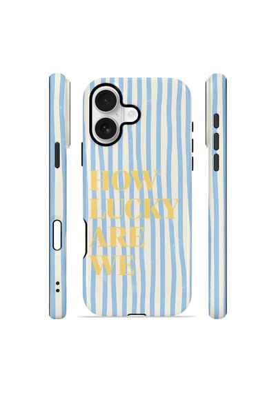 Apple iPhone Uyumlu 17 Vorian Çift Katmanlı Kılıf Lucky Summer Stripe