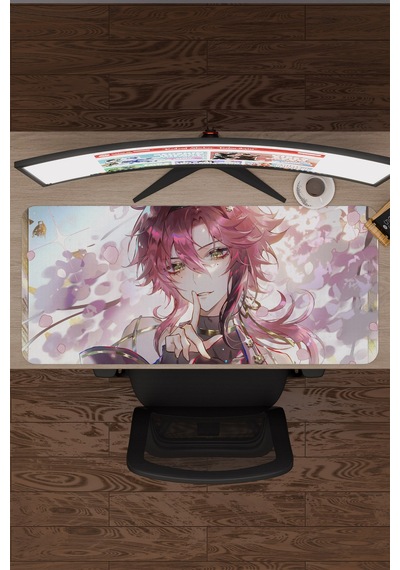 Heizou Genshin Impact Anime Oyuncu V2 - 90x40 Xxl Gaming Mouse Pad Fare Altlığı