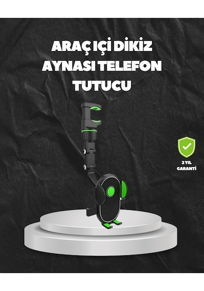 Ayarlanabilir Dikiz Aynası Telefon Tutucu Sağlam Ve Şık Tasarım - Lisinya Çok Renkli