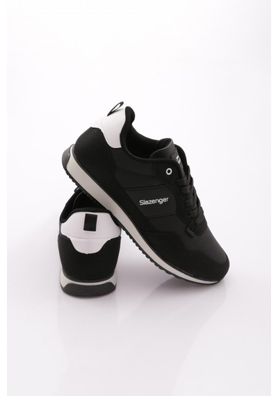 Slazenger Sa25le036 Offense Erkek Spor Ayakkabı Siyah Beyaz