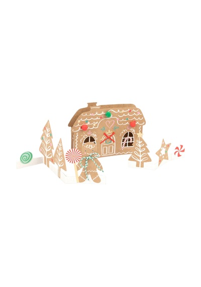 Meri Meri - 3d Tebrik Kartı - Gingerbread