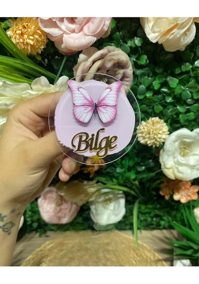 Uv Baskı Pleksi Magnet Söz, Nişan, Nikah, Düğün, Kına 10 Adet İspirto