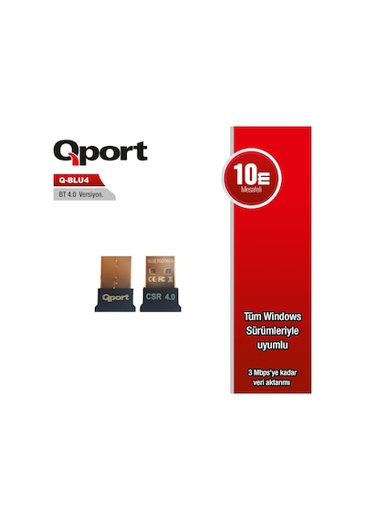 Qport Q-BLU4 Bluetooth 4.0 Adaptör