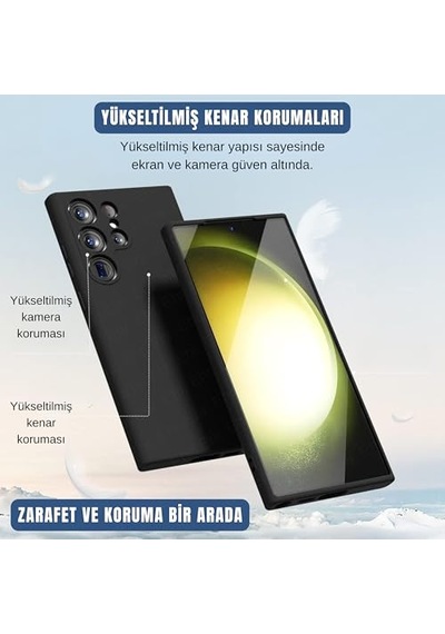 S25 Ultra İle Uyumlu Pu Deri Kılıf Içi Kadife Metal Çerçeve Darbeye Karşı Koruyan Ince Deri Hissi Galaxy S25 Ultr Diğer