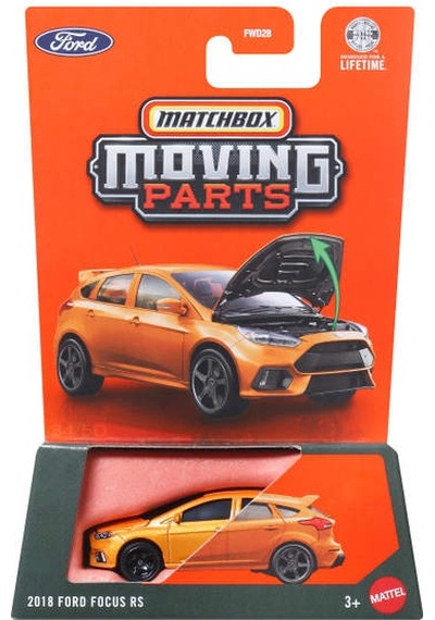 Matchbox 1:64 Arabalar 2018 Ford Focus Rs Jhv47 Çok Renkli