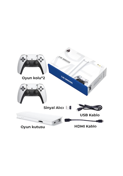 Global Arcade M15 WNE1026 2024 4khd Emuelec Retro Game Stick 90'Lı Yıllar i Makinası Oyunları 20600 Oyunlu Konsol