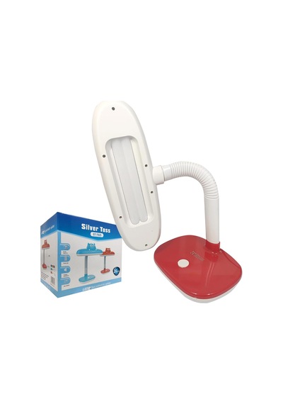 SILVER TOSS ST-7825 KİTAP OKUMA ÇOCUK MASA LAMBASI KIRMIZI 26 LED