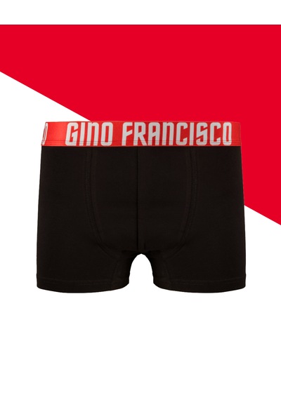 Gino Francisco Erkek Boxer 3'lü Paket Pamuklu Esnek Rahat Kesim Ignite Collection Premium Kutulu Set Kırmızı - Gri - Mavi