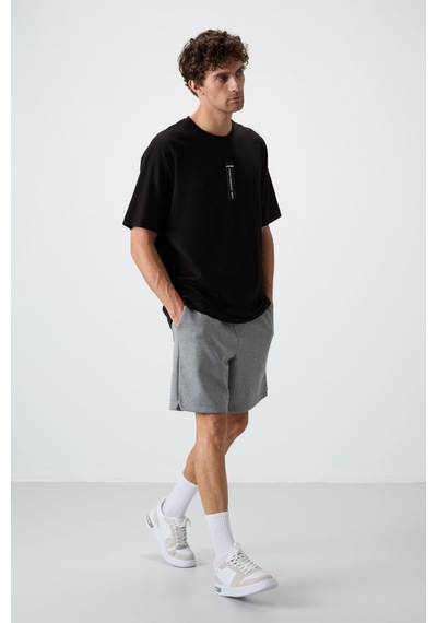 Air Jones Tommy Life Siyah %100 Pamuk Kalın Yumuşak Dokulu Oversize Fit Baskılı Erkek T-shirt - 88360 Siyah Air Jones Tommy Life Siyah %100 Pamuk Kalın Yumuşak Dokulu Oversize Fit Baskılı Erkek T-shirt - 88360 Siyah