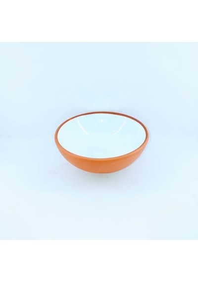 Toprak Sırlı 10cm Kase 6 Lı Takım Beyaz