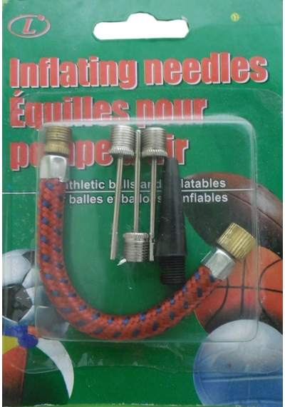 Ayak Pompası 5li Uç Set - Balon - Top Pompası Uç Seti Açık Gri