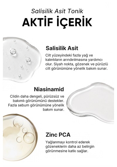 Fazla Yağlanma Ve Belirgin Gözenek Görünümüne Karşı Tonik 100 Ml