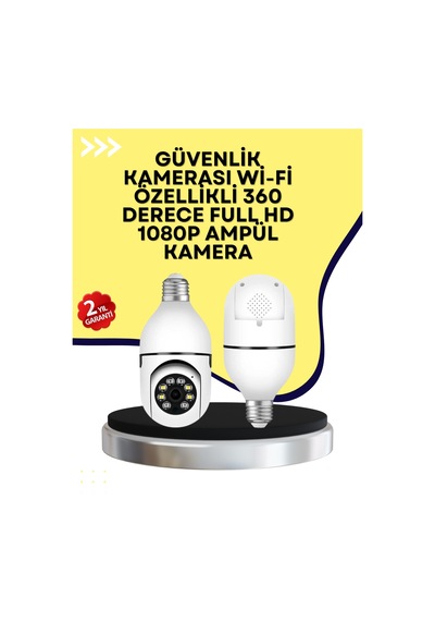 İki Yönlü Ses Destekli Ev Güvenlik Kamerası - Yerel Kayıt Özellikli