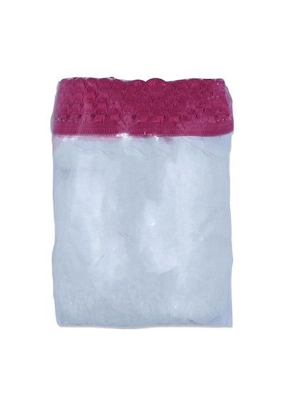 Quik Pembe Kafes Tülü Xl Salma Altı Kapalı Kuş Kafesi Tülü 34x34x90cm