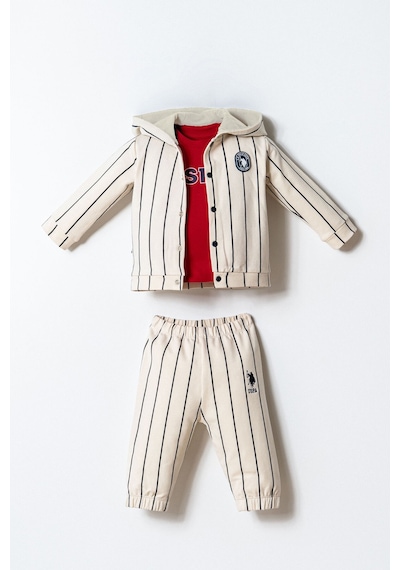 U.s. Polo Assn. Erkek Bebek Kırmızı 3lü Takım Kırmızı