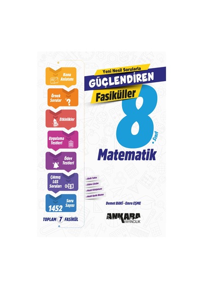 Ankara Yayınevi 8. Sınıf Güçlendiren Matematik Fasiküller
