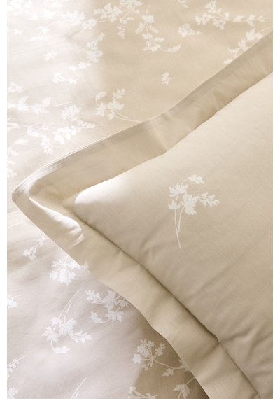 Kaşmir Home Fancy %100 Pamuk Çift Kişilik Nevresim Takımı Bej Bej