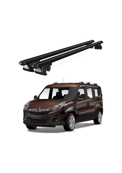 Venüs Opel Combo 2012-2018 Uyumlu Siyah Ara Atkı Port Bagaj Tavan Barı