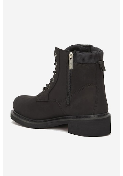 Harley Davidson Jim Hakiki Nubuk Deri Bot 36-40 Black Nubuk Siyah