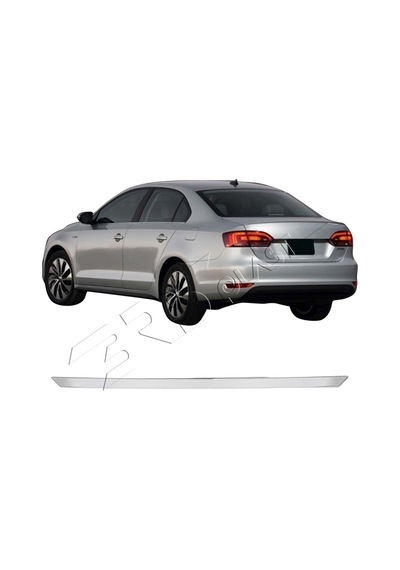 Volkswagen Jetta Uyumlu 2011-2014 Krom Bagaj Çıtası Paslanmaz Çelik