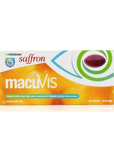 Medizane LookCare MacuVIS Saffron Gıda Takviyesi 30 Kapsül