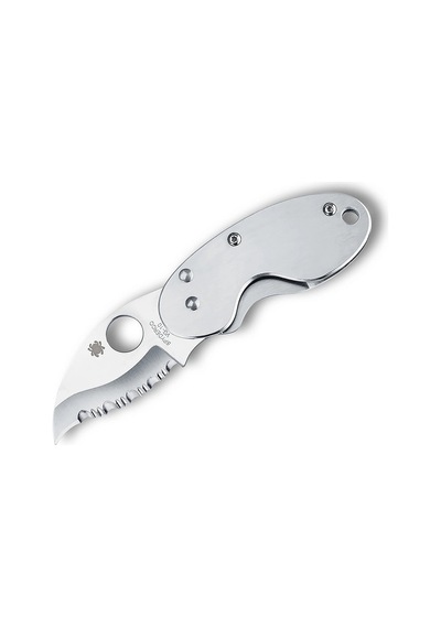 Spyderco Cricket Stainless Spyderedge Çakı Gümüş