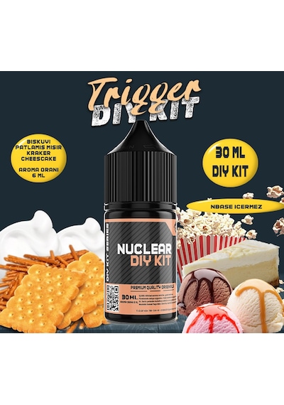 Nuclear 30 Ml Dıy Kit Trigger Gıda Aroması 6 Ml Aroma İçerir