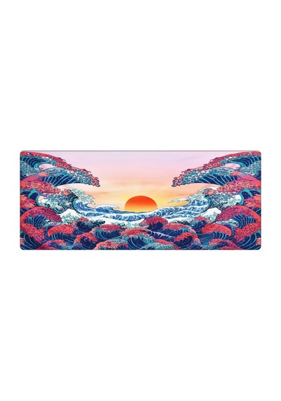 Porge Gamer Mouse Pad 70x30 Mouse Pad Xxl Büyük Oyuncu Ofis Mouse Altlığı Mousepad Renkli Kanagawa, Sku: Mırstkae4657dd27