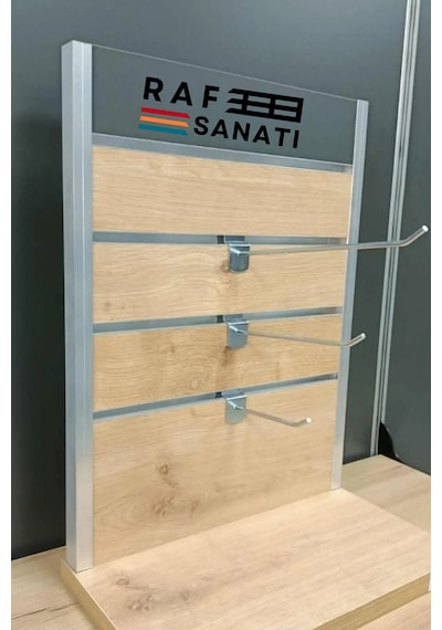 Kanallı Pano Kancası 30 Cm - Askı Kanca Raf Askısı Raf Aksesuar Tel Askı Raf Kancası 10 Adet