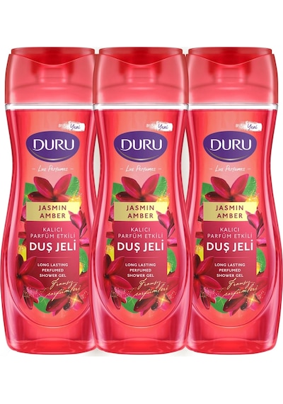 Duru Lux Perfumes Jasmin Amber Duş Jeli 3 x 650 ML
