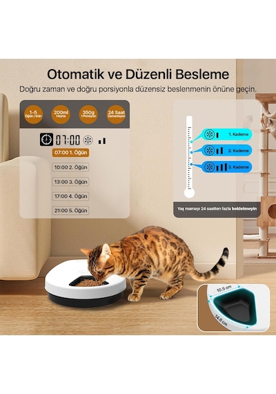 Ubpet Akıllı Soğutuculu Yaş Mama Kabı