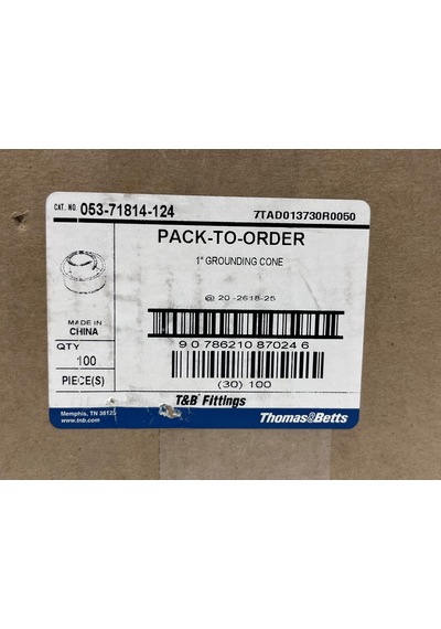 Thomas & Betts 053-71814-124 1'' Çelik Topraklama Konisi 100 Adet