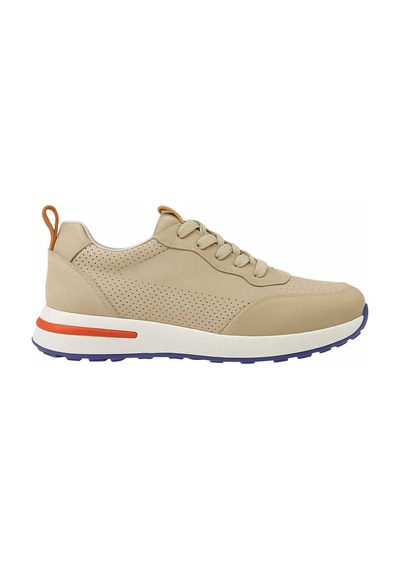 Morven Erkek Bej Mevsimlik Casual Deri Spor Ayakkabı 24ms005052653 Bej