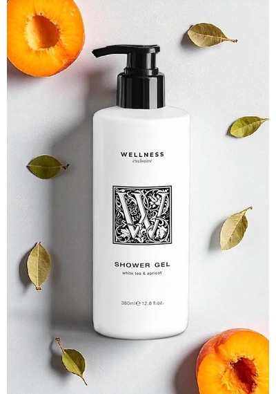 Wellness Exclusive White Tea & Apricot Shower Gel 380 Ml Beyaz Çay Ve Kayısı Özlü Duş Jeli Kayısı