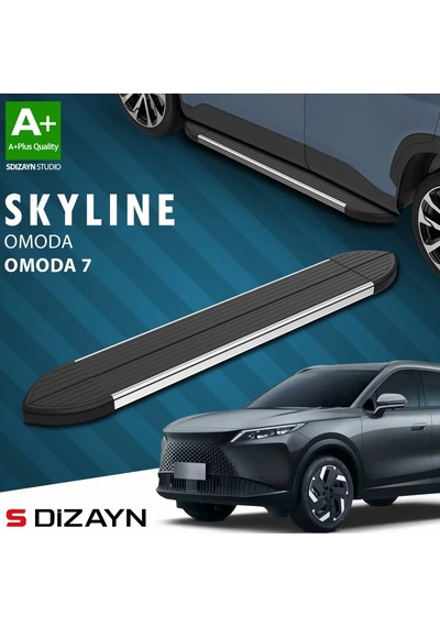 S-dizayn Omoda Omoda7 Skyline Krom Yan Basamak 183 Cm 2025 Üzeri A+ Kalite