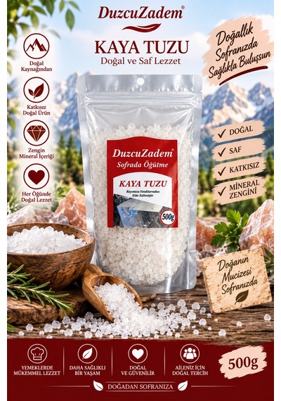 Kaya Tuzu 500 Gr Tane Doypack