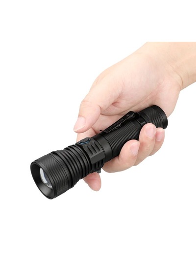 Trustfire E6 Zoomlu El Feneri 1500 Lümen Siyah
