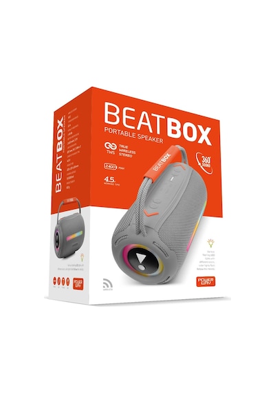 Powerway Beatbox Led Işıklı USB SD Aux FM Radyo Bluetooh Hoparlör