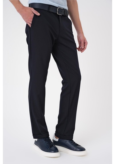 Efor Comfort Fit Beli Lastikli Lacivert Jogger Pantolon P 1185 Lacivert