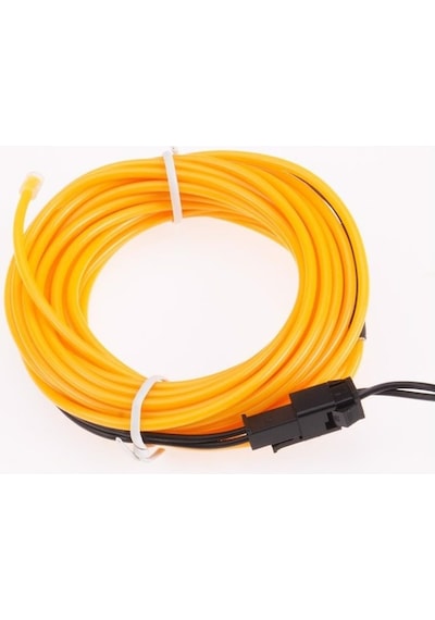 Neon Ip Fitil Turuncu - Işıklı Torpido Fitili Neon Ip - 2 Metre (529125068)