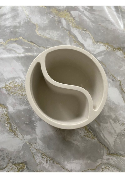Bernami Mumluk Şamdanpinterest Ying Yang Boş Obje Saksı Yasa Mumluk Beton Dekoratif Obje Diğer