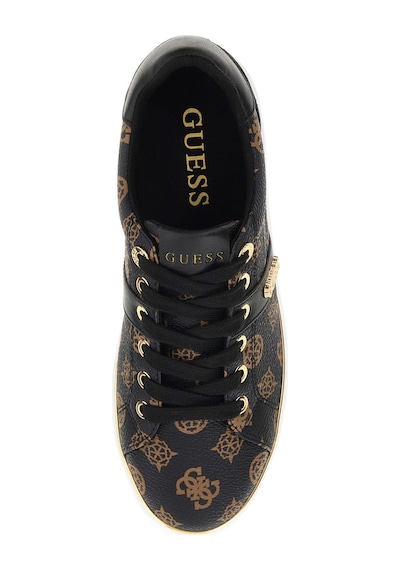 Kadın Britz Monogram Desenli Metalik Detaylı Sneaker - Siyah 4221490