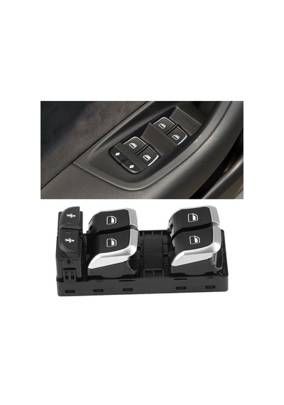 Audi A6 Sol Dörtlü Cam Açma Kapama Düğmesi Anahtarı 2011-2015