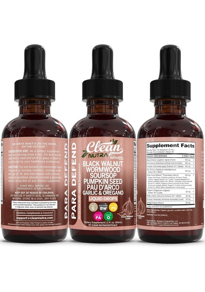 Clean Nutraceuticals Para Defend Wormwood 60 Ml Usa Menşeii Dmmedicineden Orijinal