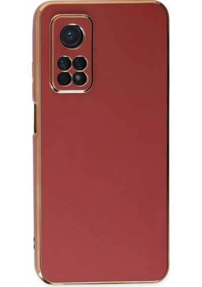 Xiaomi Mi 10t Kılıf Volet Silikon - Kırmızı -
