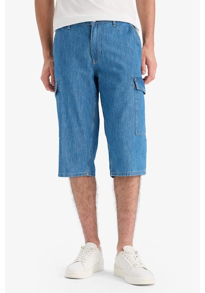 DeFacto %100 Pamuk Hafif Kumaş Regular Fit Jean Uzun Bermuda Şort F4223AX25SMNM39 DeFacto %100 Pamuk Hafif Kumaş Regular Fit Jean Uzun Bermuda Şort F4223AX25SMNM39
